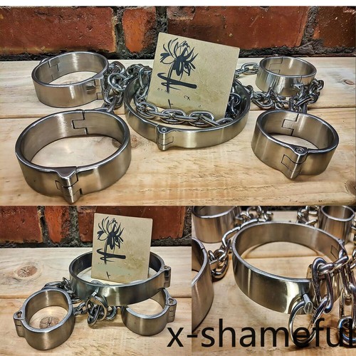Stainless steel handcuffs - stainless,