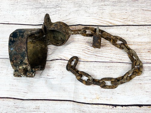 Vintage antique iron - antique, leg